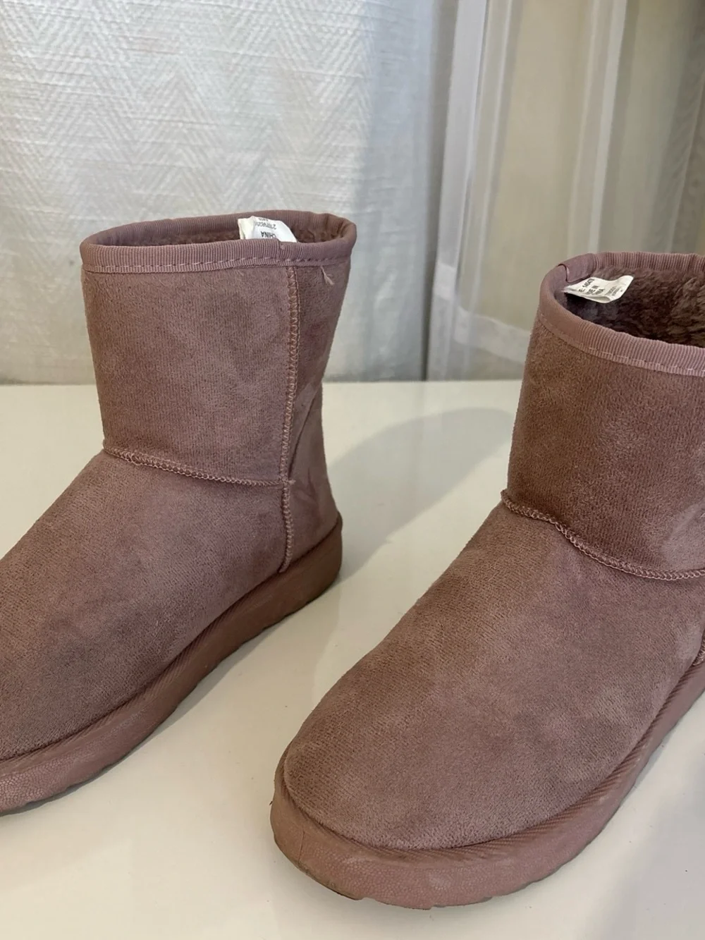 Primark Dusty Pink Short Winter Boots